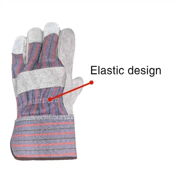 Long Cuff Leather Work Gloves